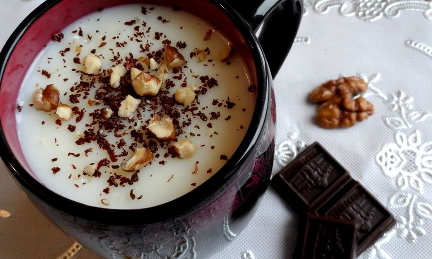 Рецепт молочный кисель