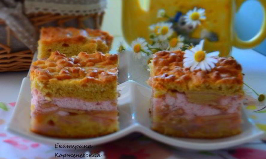 Рецепт пляцок яблоки под кисельным небом