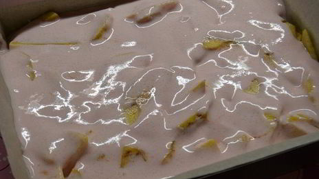 пляцок яблоки под кисельным небом