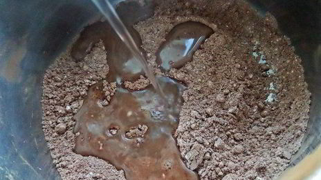 шоколадно-овсяный кисель