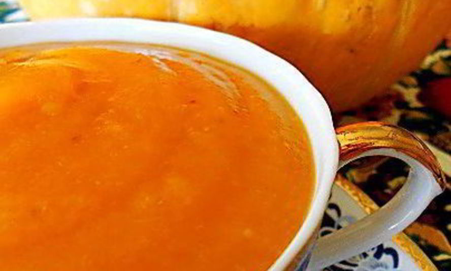 Рецепт тыквенный кисель с курагой