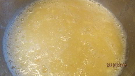 яблочный кисель с белым вином