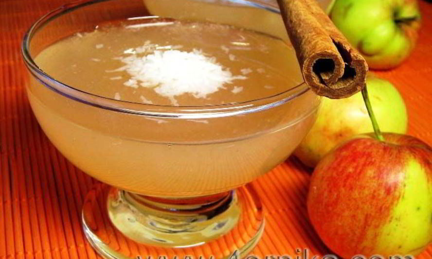 Рецепт яблочный кисель