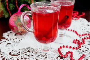 Клюквенный согревающий напиток