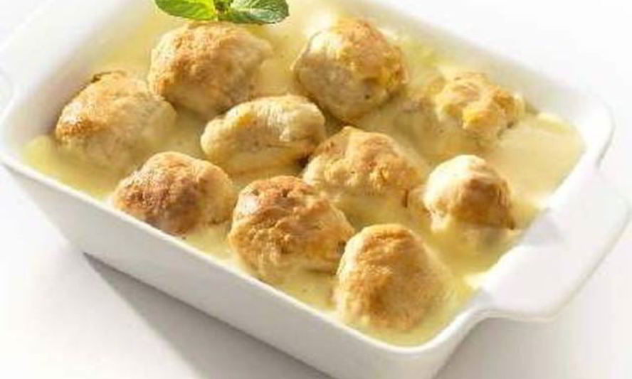 Рецепт булочки с начинкой и сабайон из кофе и корицы