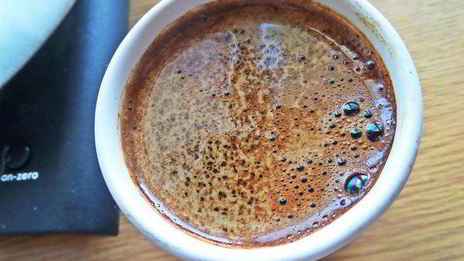 галета по-летнему на кофейном тесте