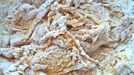 галета по-летнему на кофейном тесте