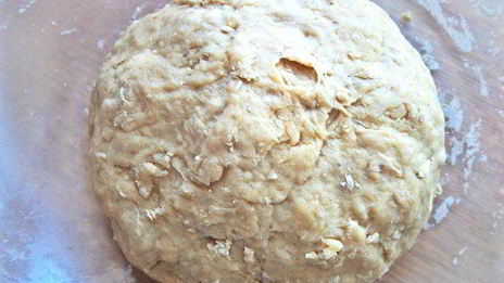 галета по-летнему на кофейном тесте