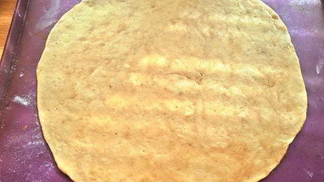 галета по-летнему на кофейном тесте