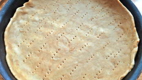 галета по-летнему на кофейном тесте