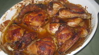 Израильский кофейный цыпленок