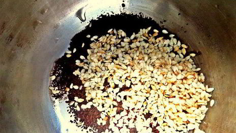 кофе с кунжутом