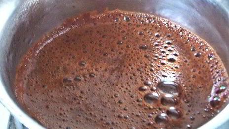 кофе с малиновыми сливками