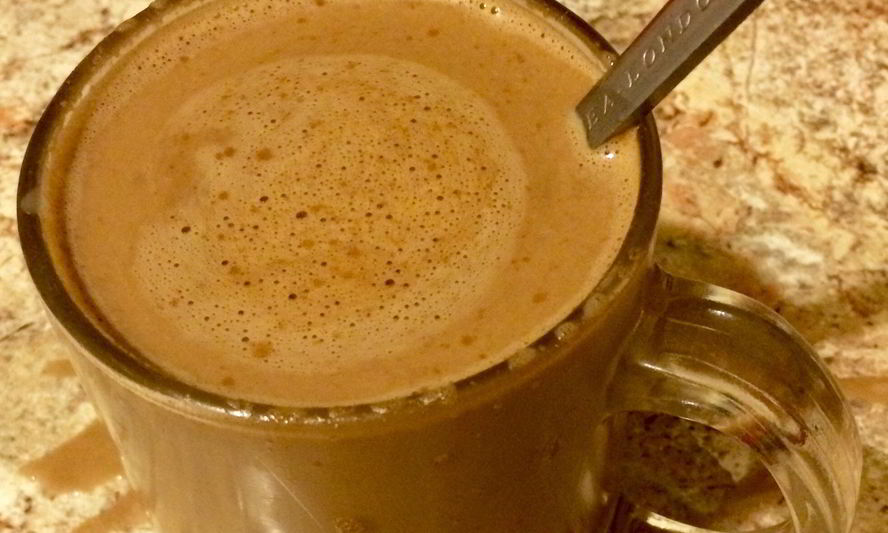 Рецепт кофе с шоколадом и сгущеным молоком