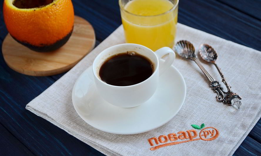 Рецепт кофе в апельсине бодрячок