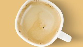 Латте с белым шоколадом