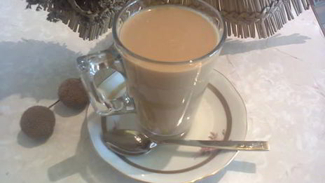 мацони с растворимым кофе