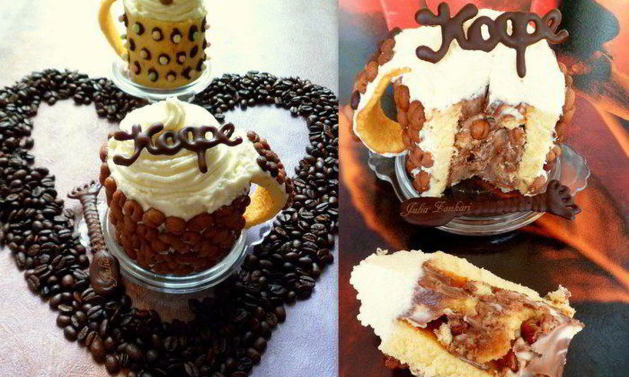 Рецепт мини-торты чашка кофе