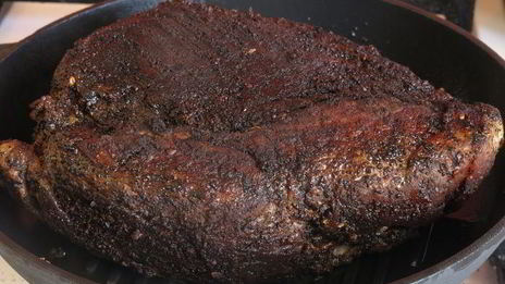 мясо в кофейной корочке