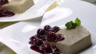 Парфе из кофе со льдом и кокосом