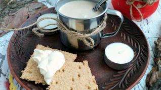 Пикантный кофе с плавленым сыром