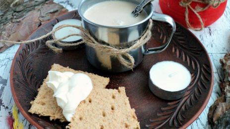 пикантный кофе с плавленым сыром