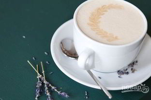 Раф-кофе с лавандой