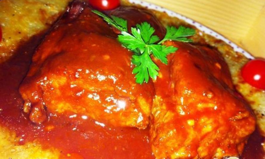 Рецепт свиные ребра в кофейном соусе