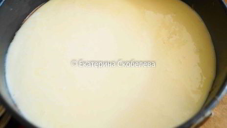 трехслойный кофейно-шоколадный чизкейк