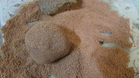 трюфели из белого шоколада с добавлением кофе