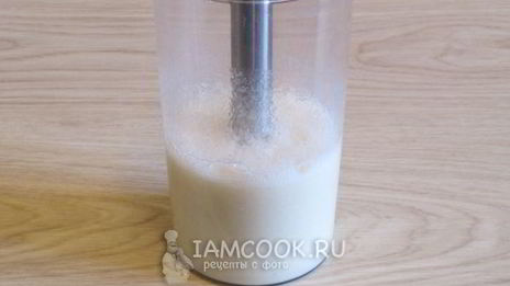 коктейль из фруктов с сывороткой