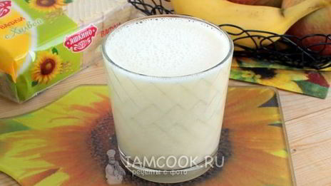 коктейль из фруктов с сывороткой