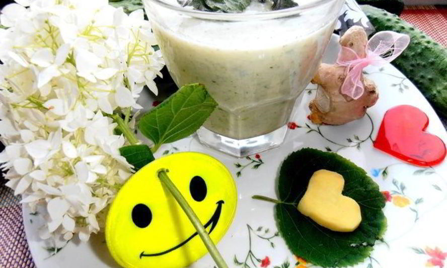 Рецепт коктейль огуречно-мятная свежесть