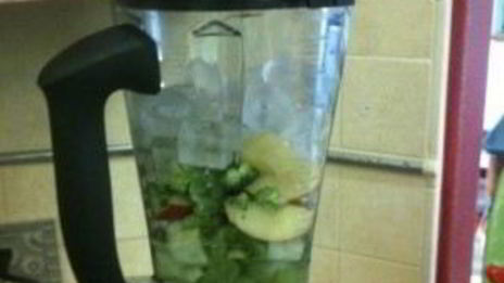 коктейль сюрприз с медом и киви