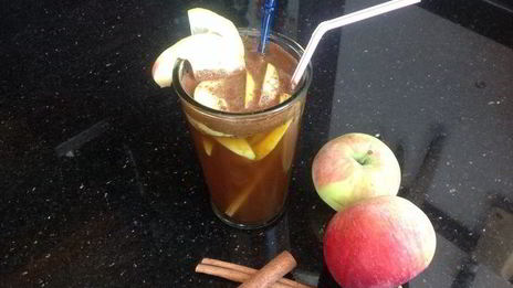 коктейль яблочный с корицей