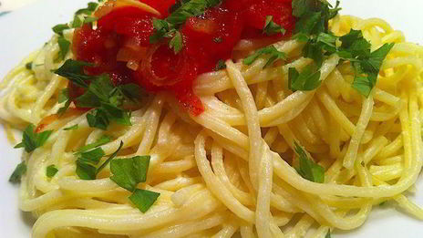 спагетти с водкой