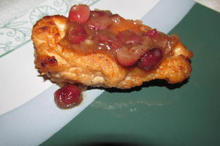 Куриные грудки с кленовым сиропом и клюквой