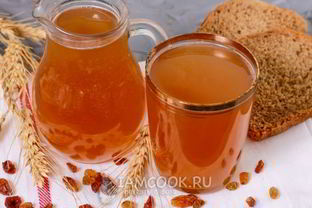 Хлебный квас из березового сока