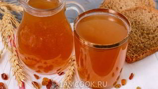 Хлебный квас из березового сока