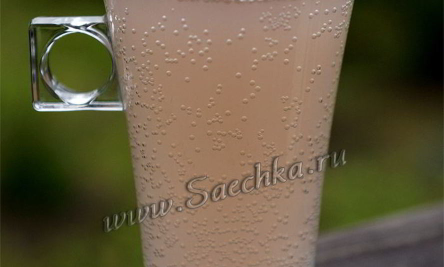 Рецепт квас из ревеня