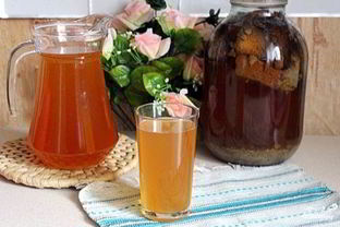 Квас из ржаного хлеба