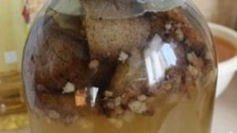 квас из ржаного хлеба