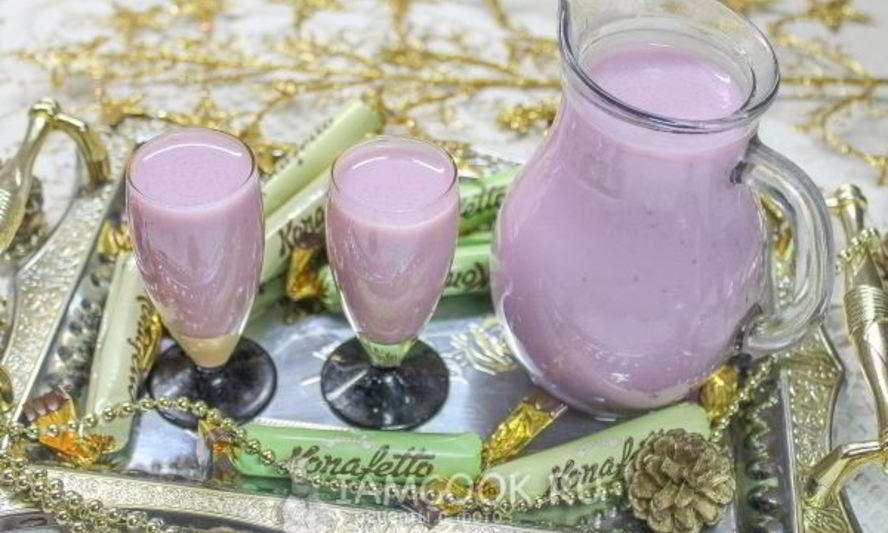 Рецепт вишневый ликер со сгущенкой