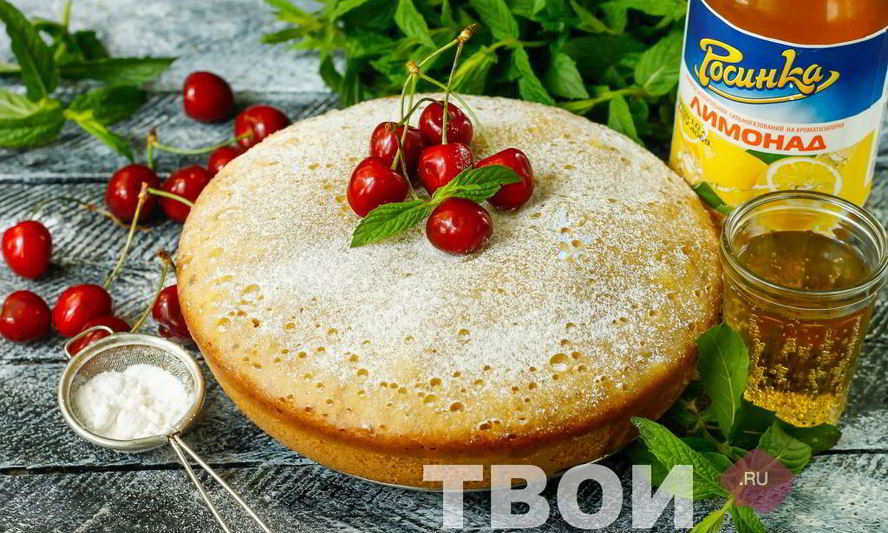 Рецепт бисквит на лимонаде