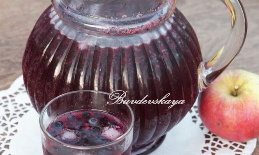 Рецепт черничный лимонад