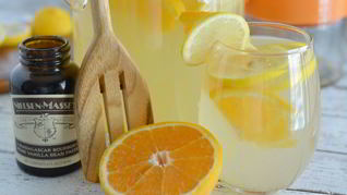 Домашний лимонад из лимона и апельсина