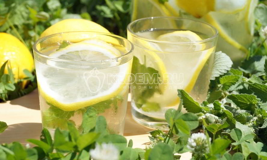 Рецепт домашний лимонад с лимоном и мятой