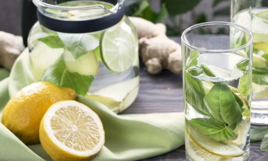 Рецепт имбирный лимонад с базиликом