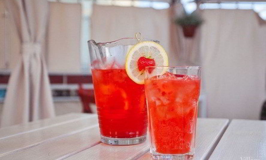 Рецепт клубничный газированный лимонад шик