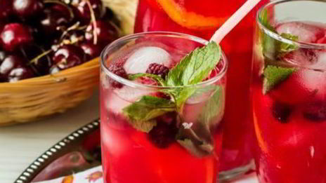 малиновый лимонад с лимончелло